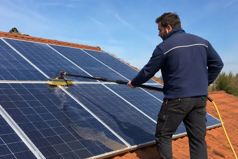 Nettoyage et entretien de panneaux solaires à Halsou