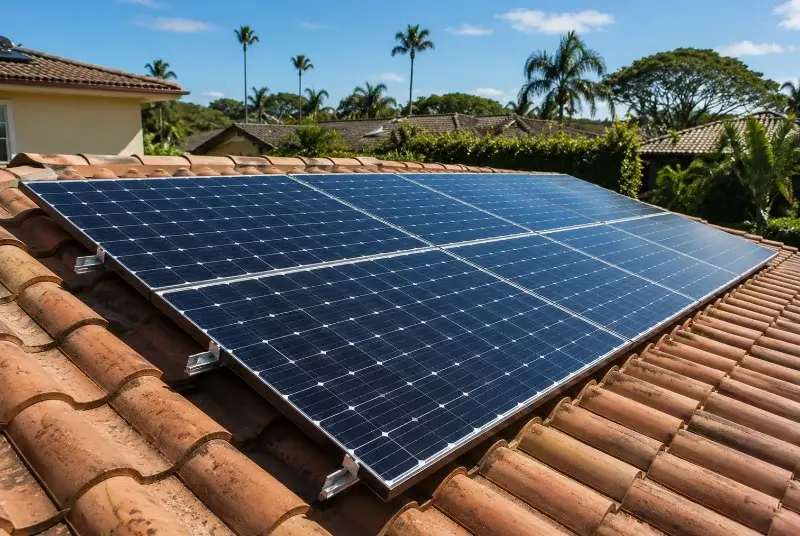 Installation de panneaux solaires à Halsou